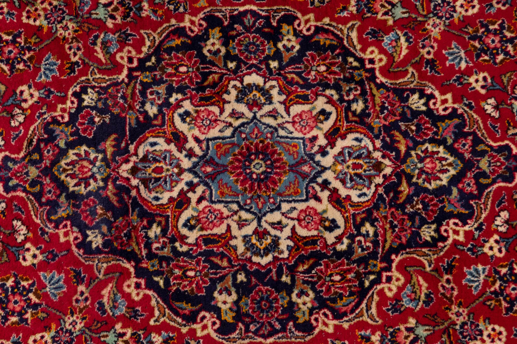 A Kashan Wool Rug