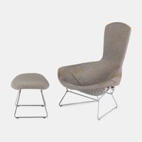 Bird Lounge Chair and Ottoman Knoll, USA