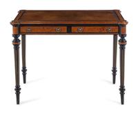 A Napoleon III Parcel Ebonized Escritoire