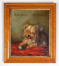 A Group of Twelve Dog Paintings