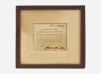 [Literature] Whitman, Walt: Printed Poem, signed