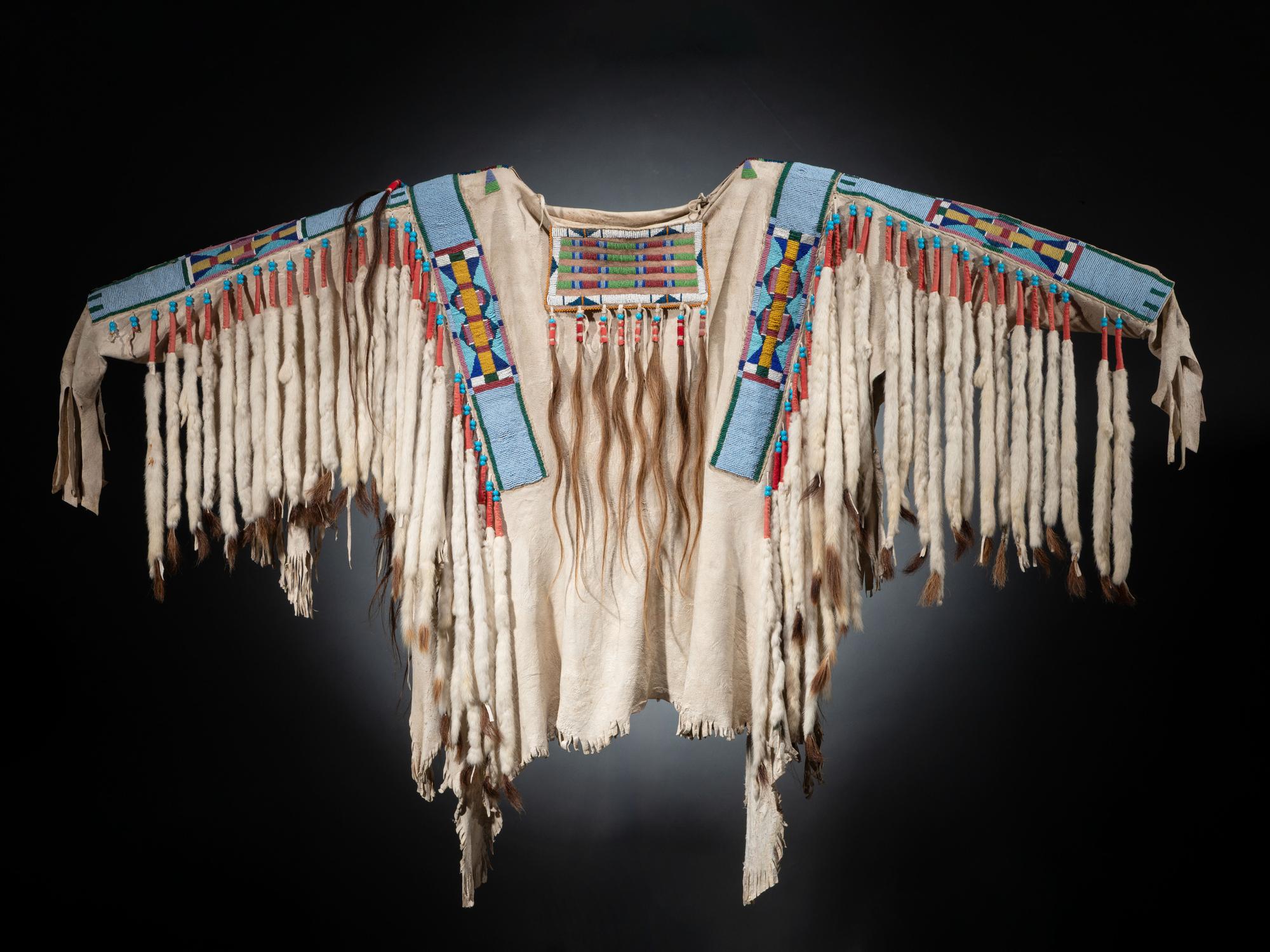 Apsáalooke Beaded Hide Shirt
