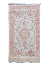 A Chinese Wool and Silk Rug of Persian Design — 20TH CENTURY