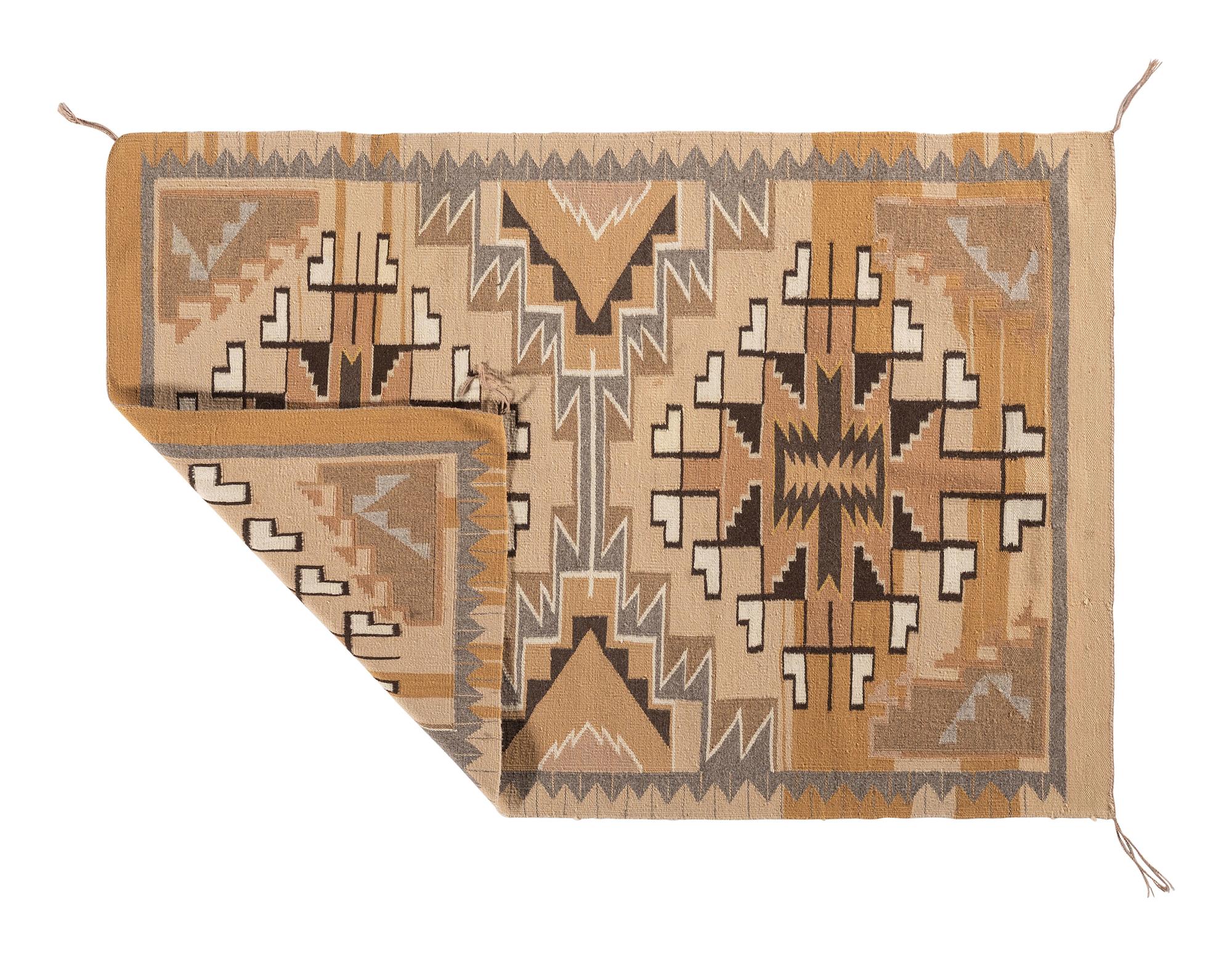 Navajo Two Grey Hills Weaving / Rug