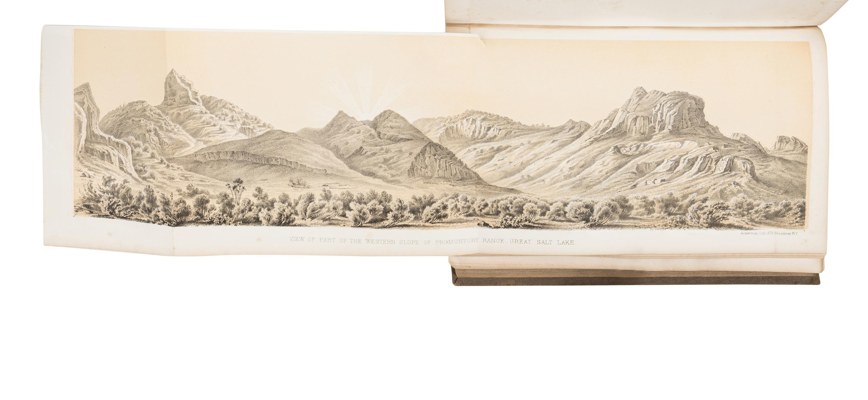 STANSBURY, Howard (1806-1863). An Expedition to the Valley of the Great Salt Lake of Utah...including...an Authentic Account of the Mormon Settlement . Philadelphia: Lippincott, Grambo & Co., 1852.