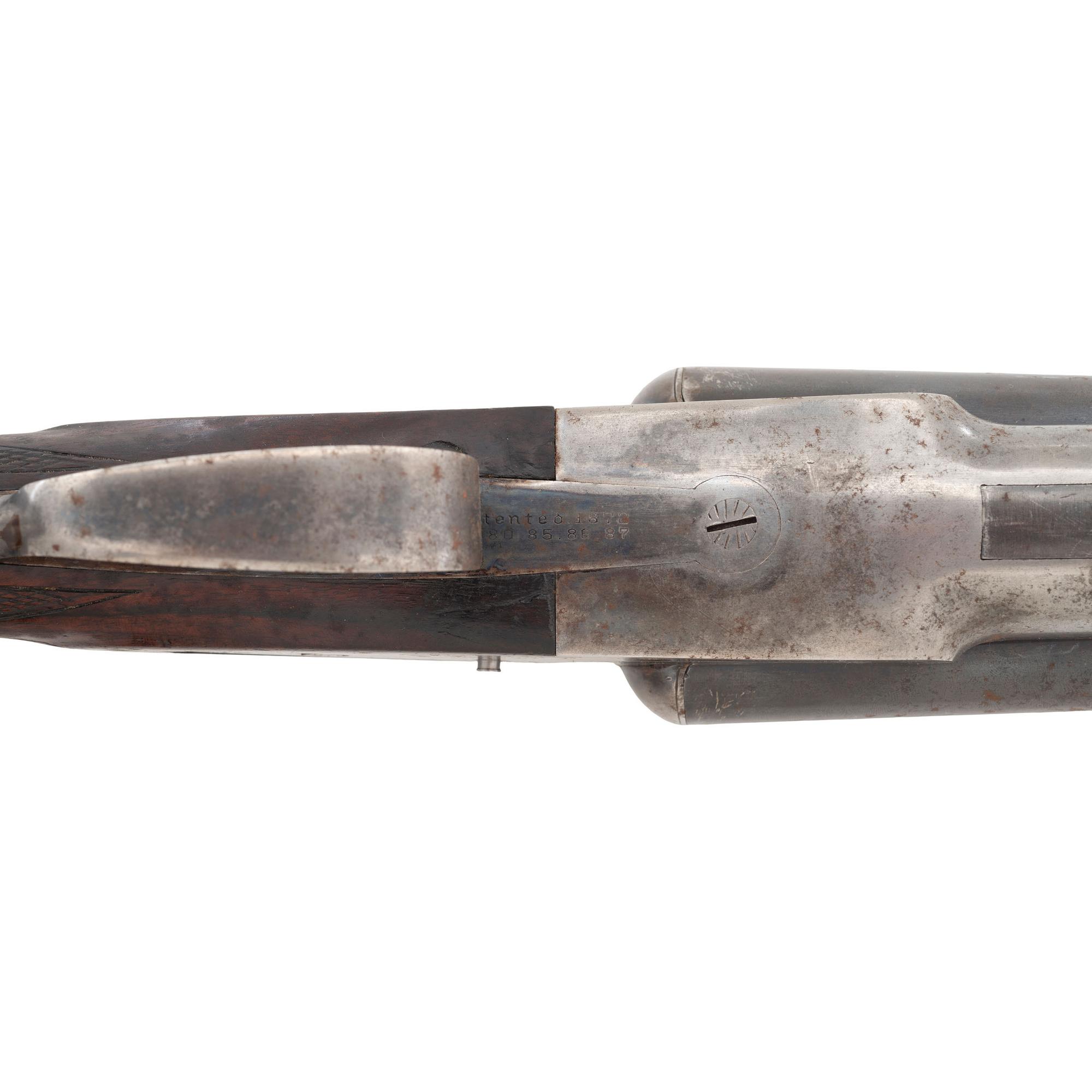 **Lefever Arms Company G-Grade Sideplate 12 Gauge