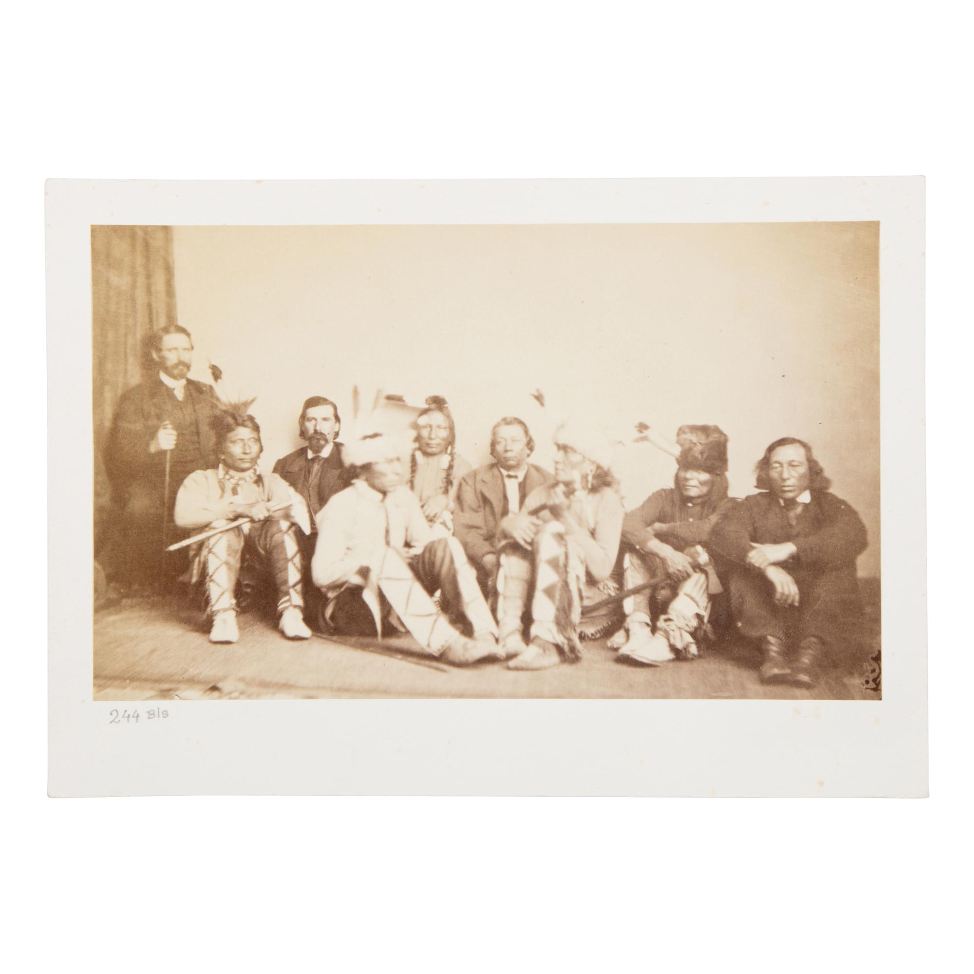 Yankton Sioux Delegation in Washington, DC ca 1860s