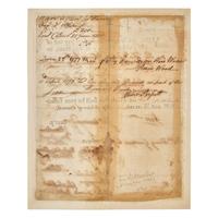 [American Revolution] Partially-Printed Document