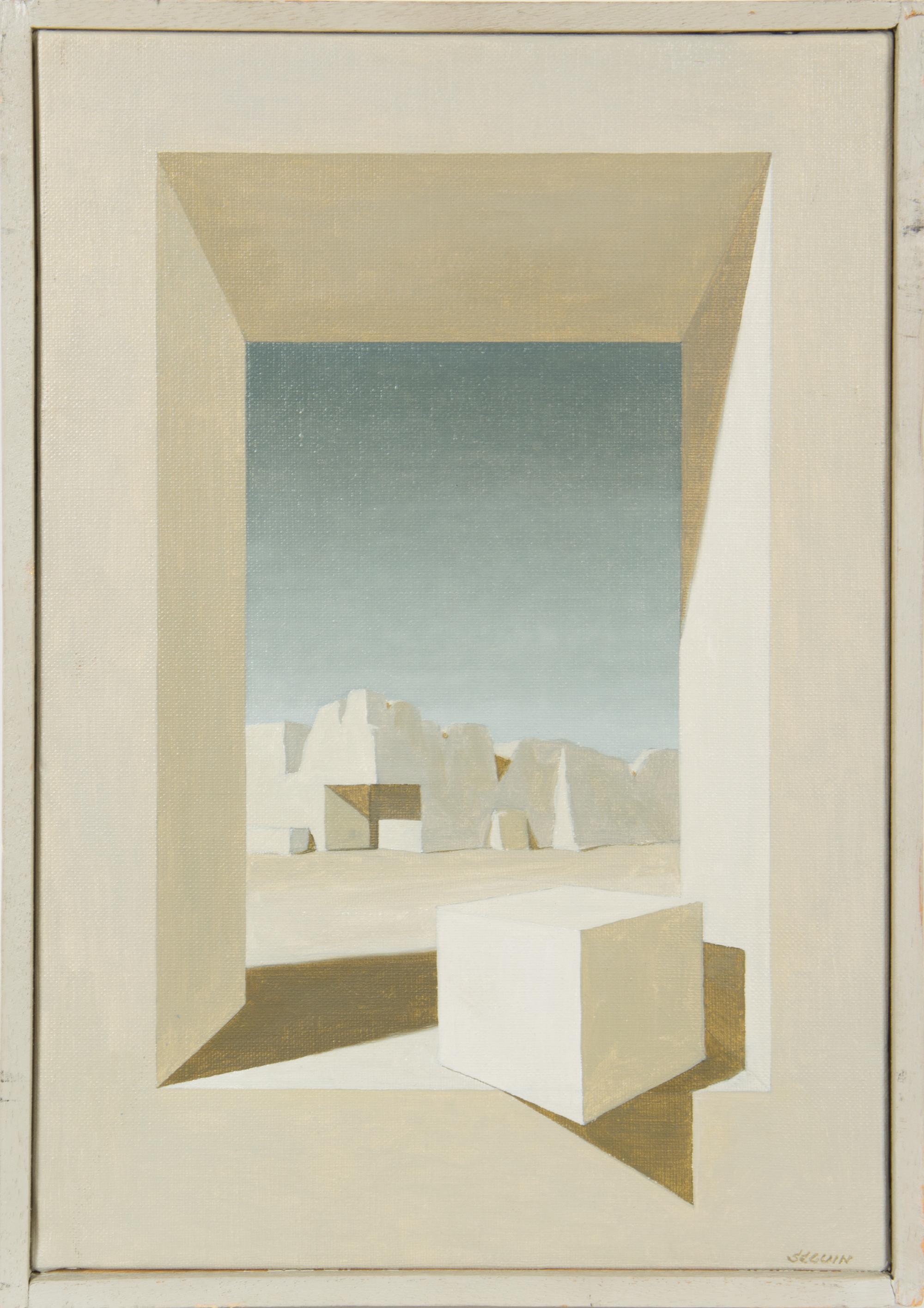 Robert Seguin, (Canadian, 20th century), Cubisme and Le Rendez-vous manque (a group of two works)