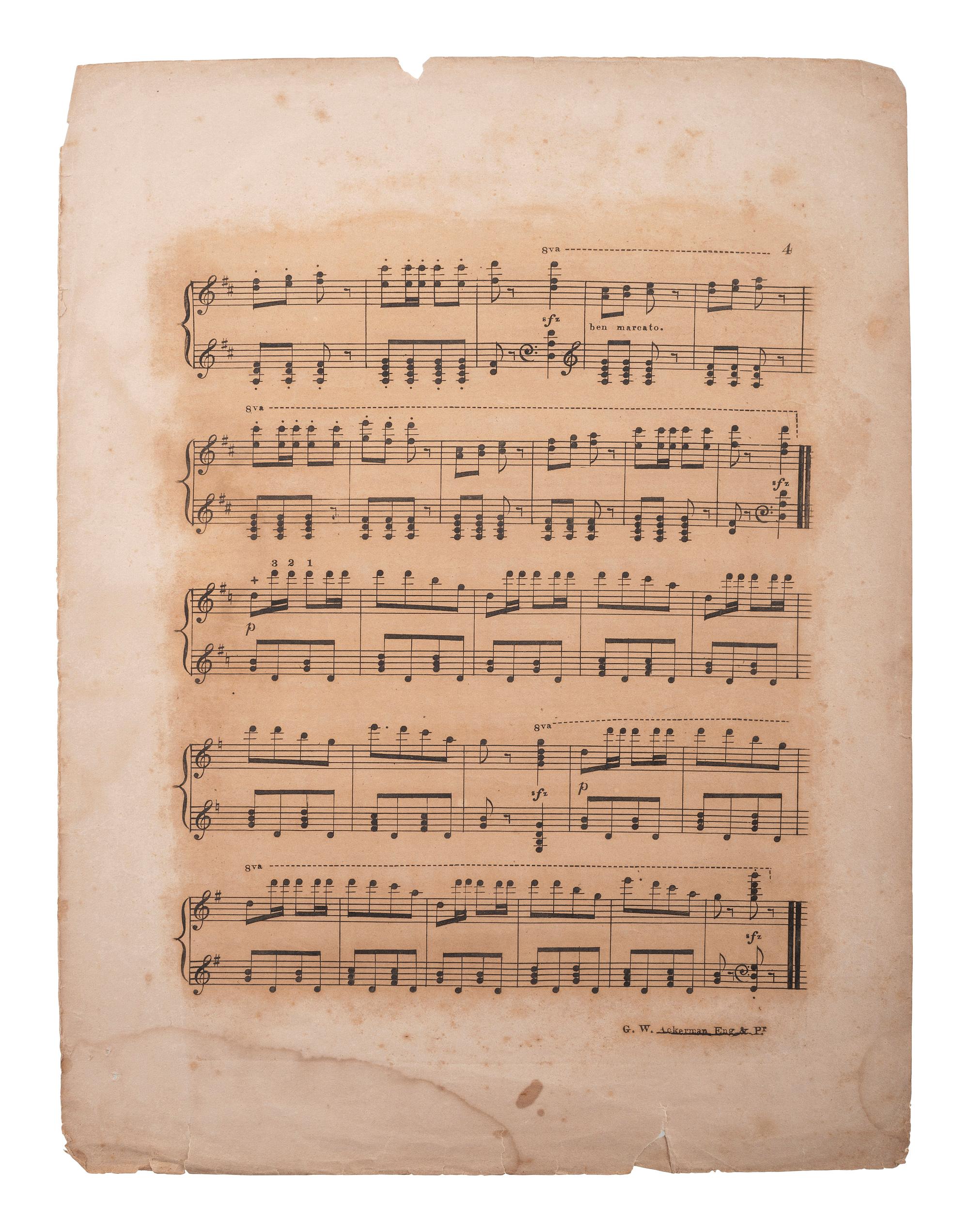 [MUSIC] -- [WIGGINS, Thomas Greene "Blind Tom" (1849-1908)]. Tom, The Blind Negro Boy Pianist, Only 10 Years Old. New York: Horace Waters, 1860.