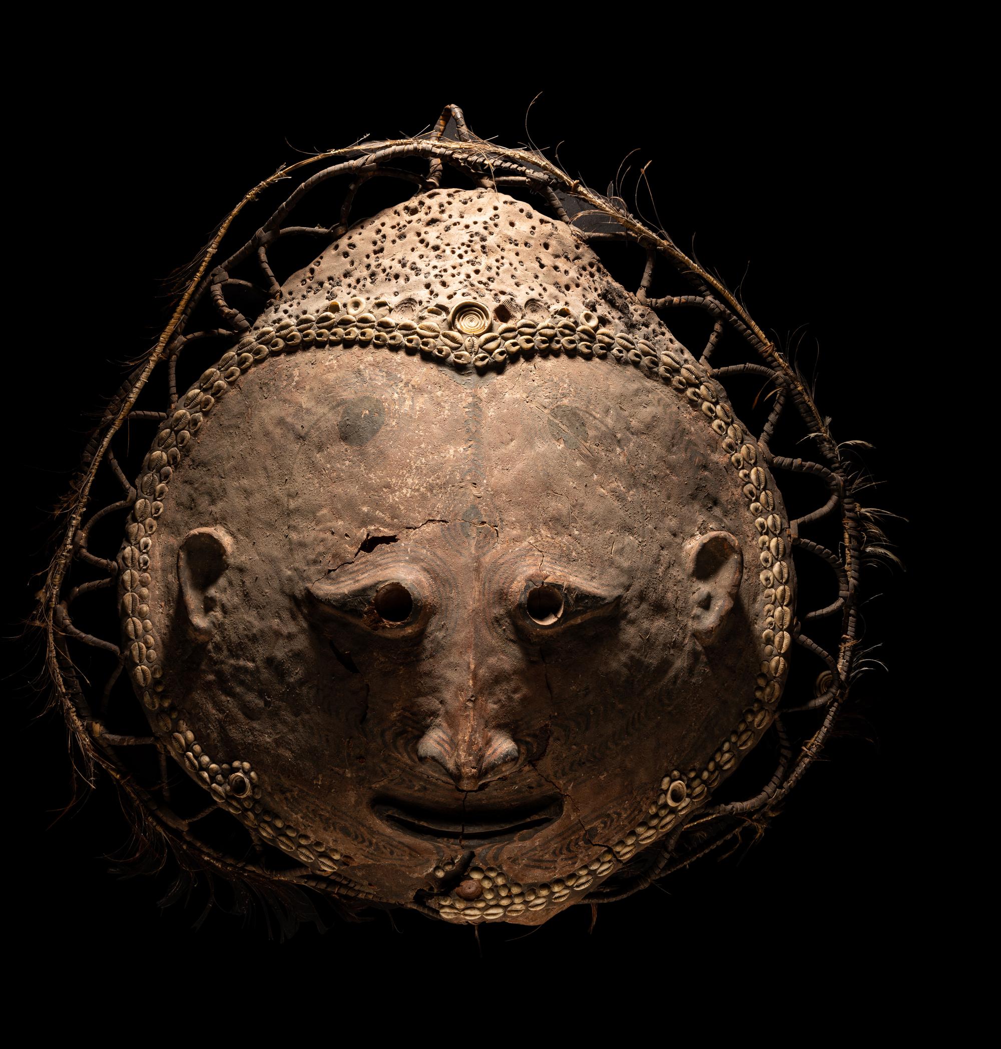 An Oceanic Turtle Shell Mask
