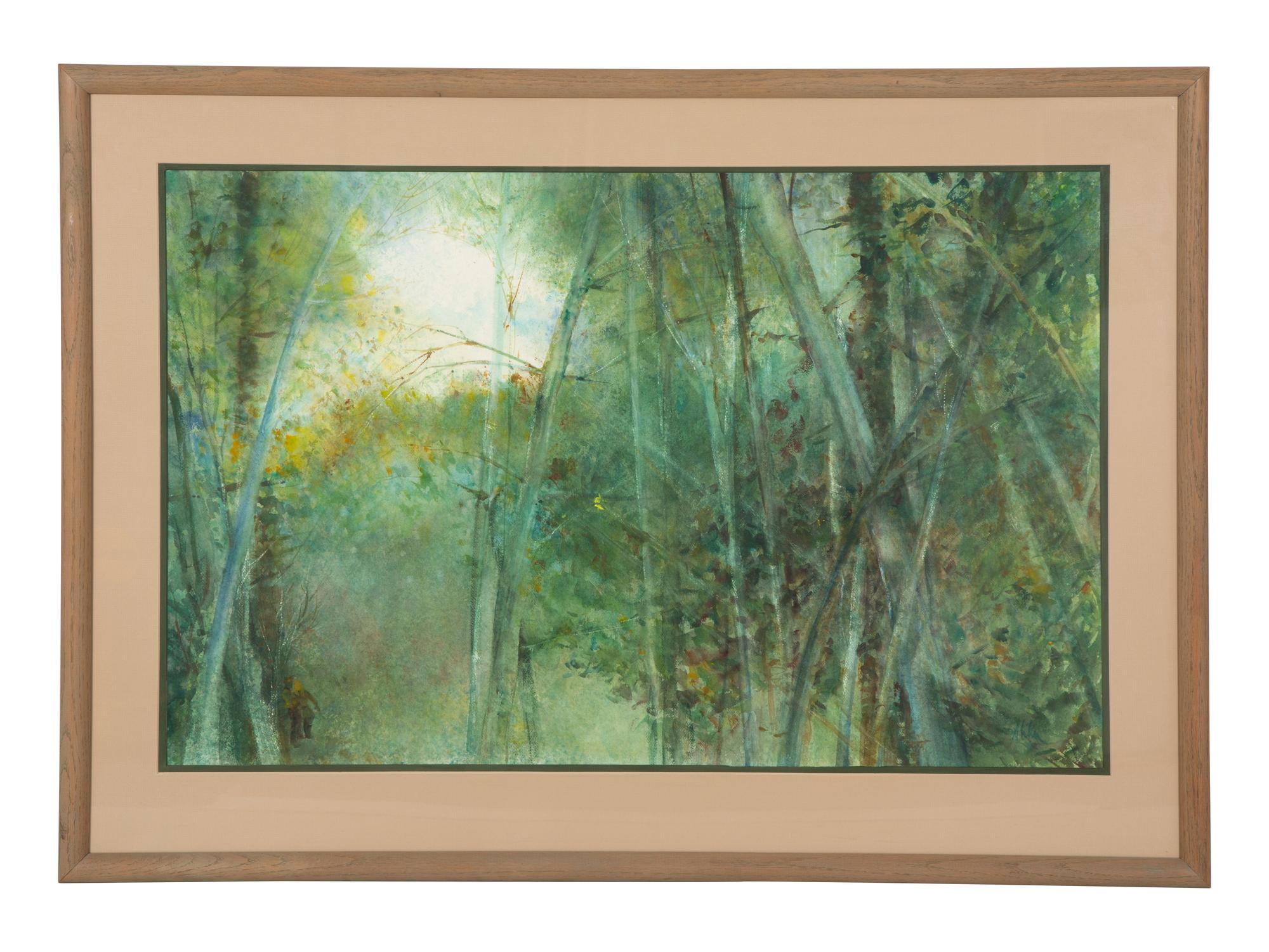 Leaning Greens and Forest Interior