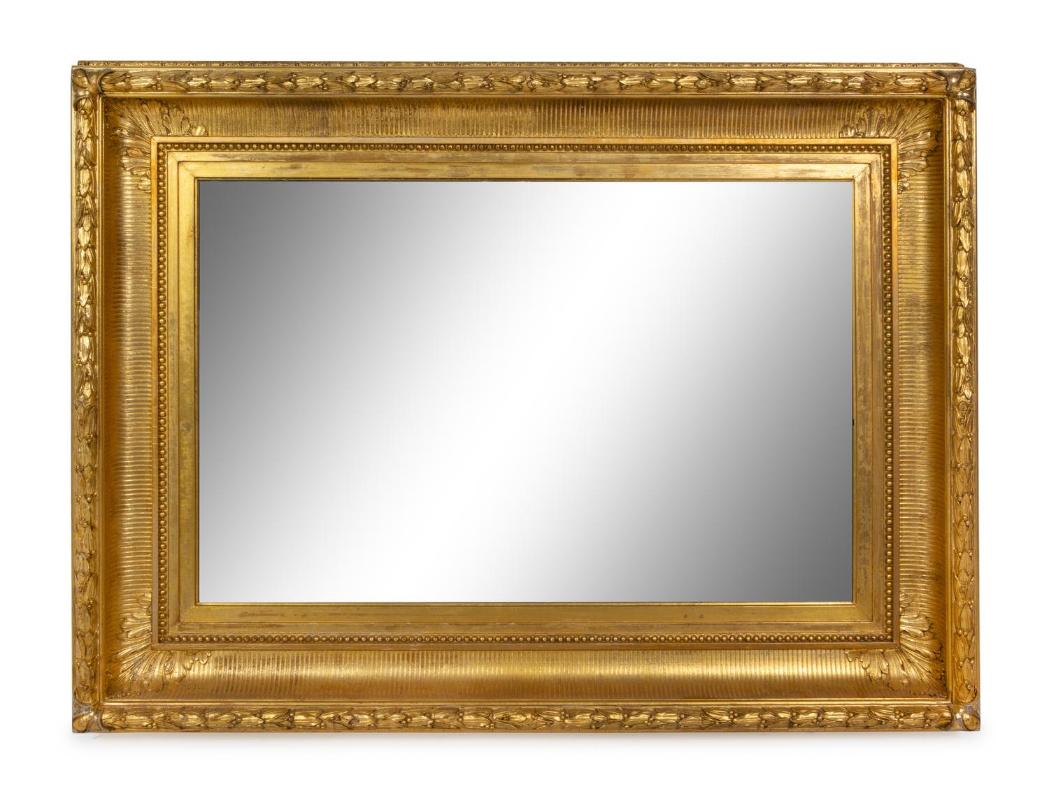 A Continental Giltwood Mirror — Late 19th Century
