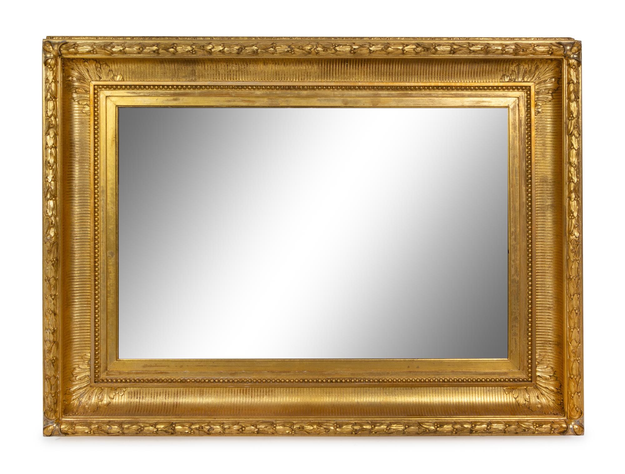 A Continental Giltwood Mirror — Late 19th Century