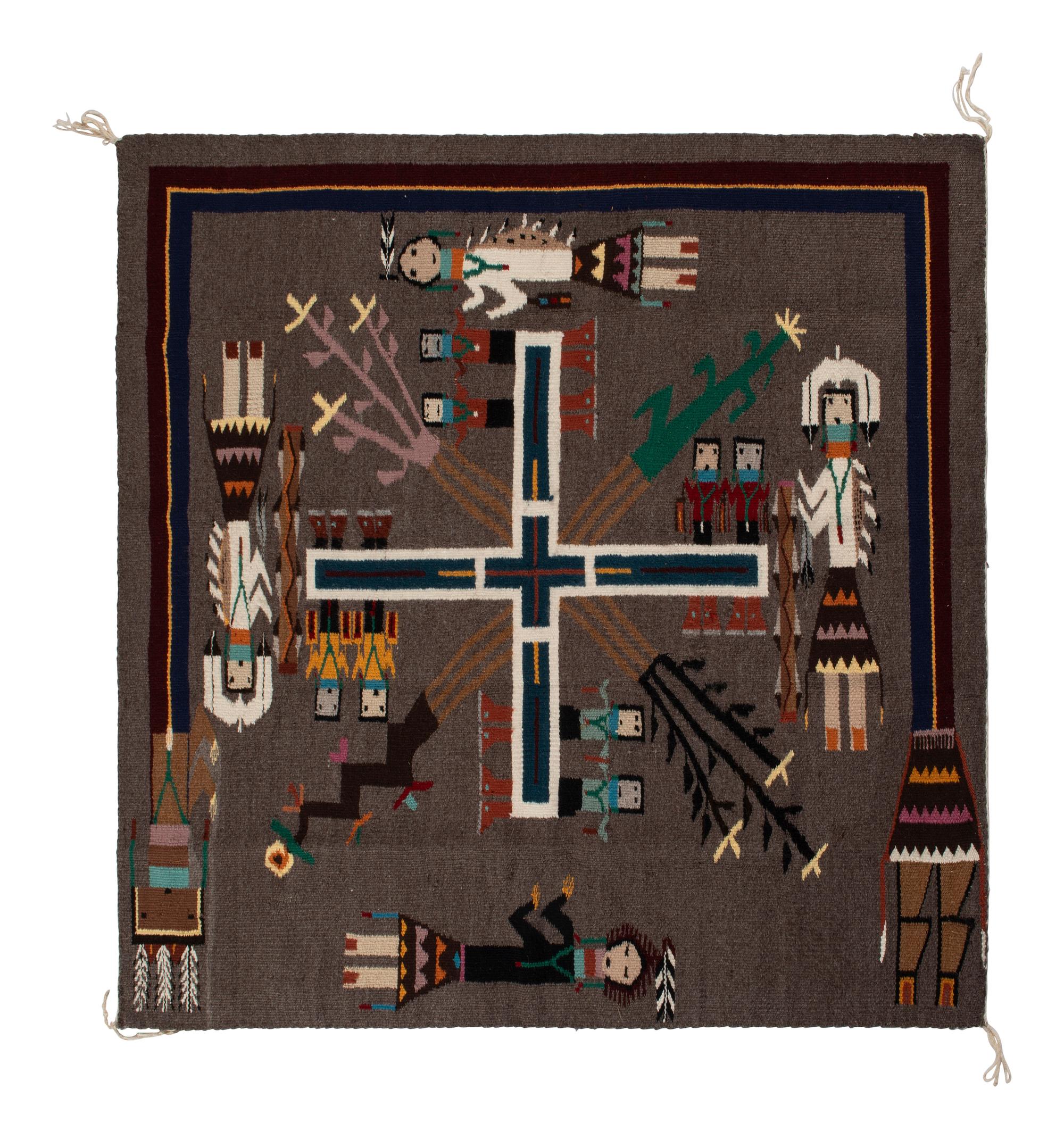 Navajo Sandpainting Weaving / Rug