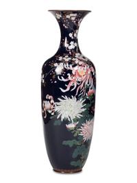 A Large Japanese Cloisonné Vase