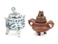 Three Chinese Incense Burners