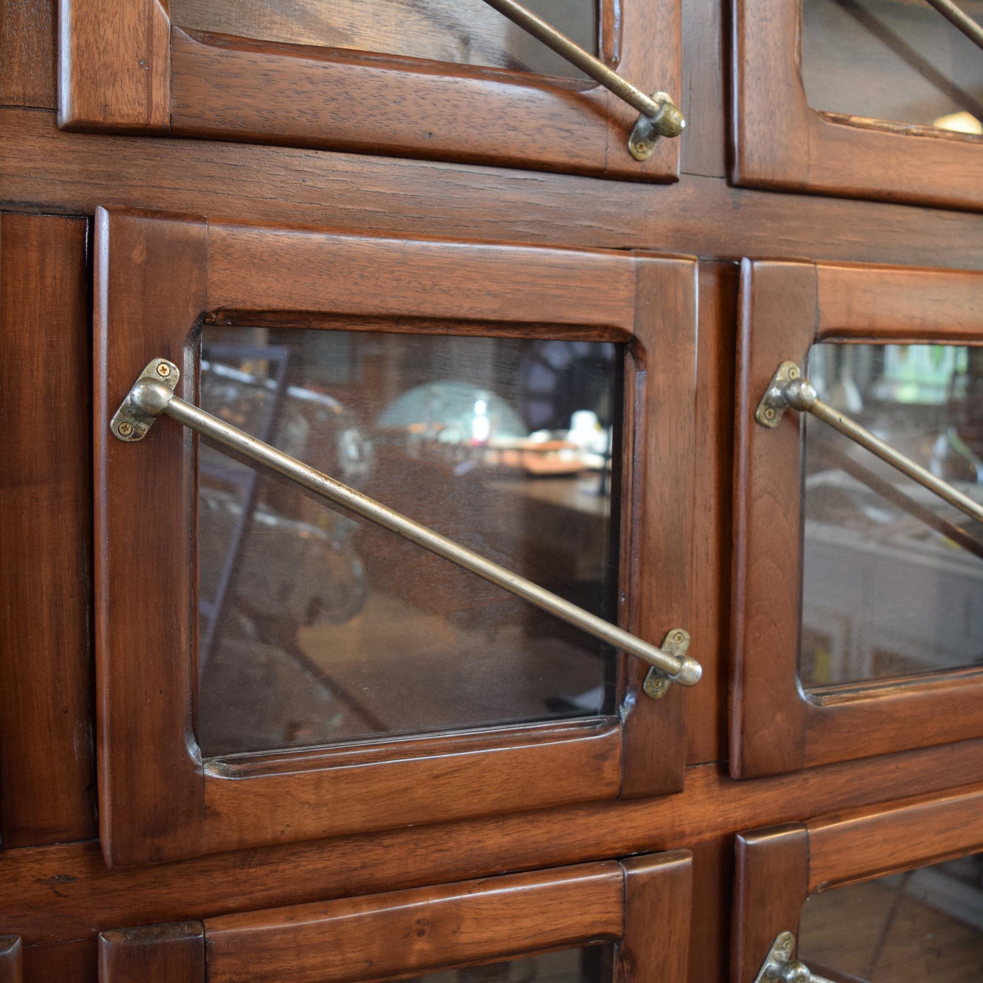 A Pasta Cabinet with Twenty Drawers 60" W x 25" D x 74.25" H — Argentina, Early 20th Century