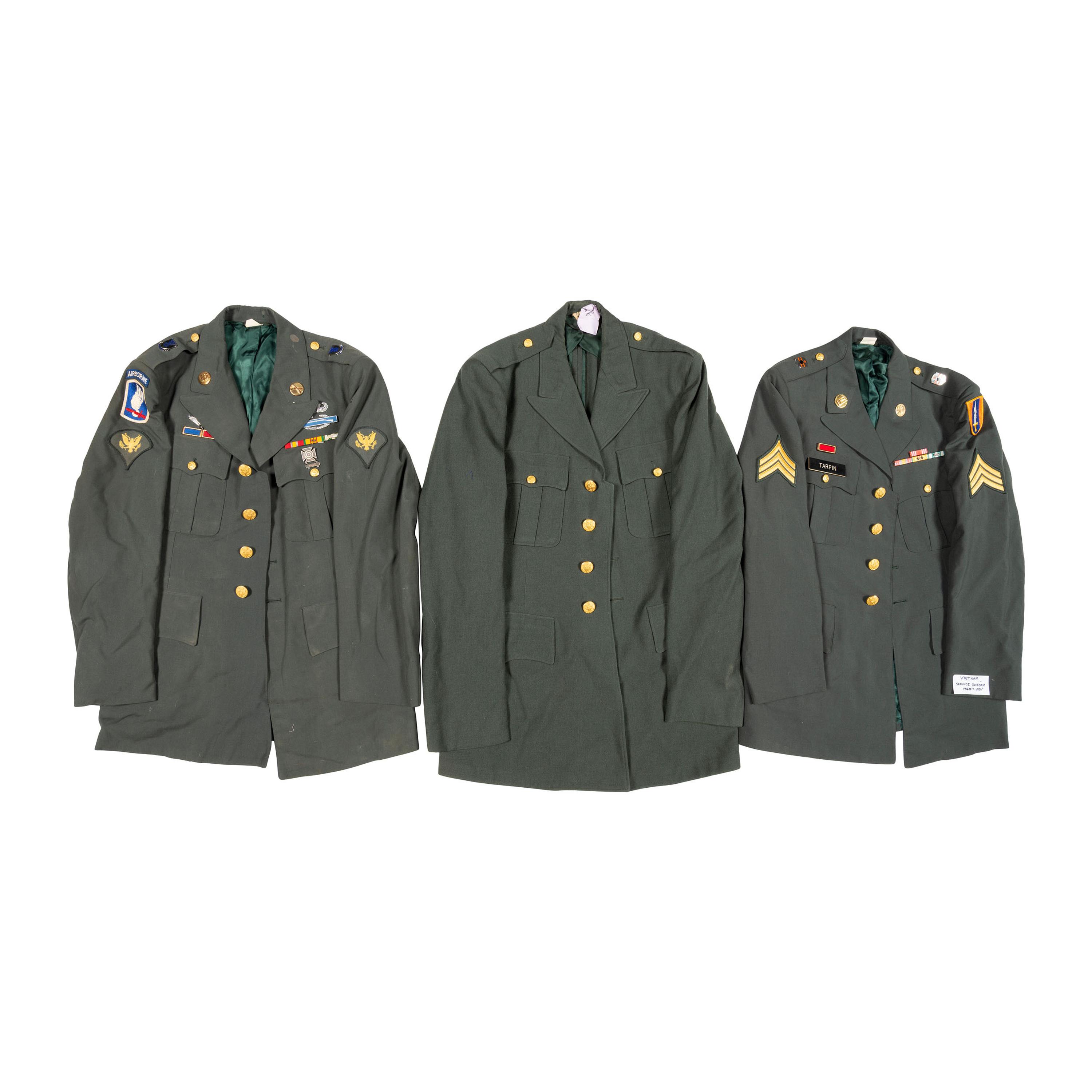 Group of Vietnam War Era Uniforms