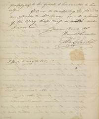 [Americana] Clark, William: Autograph Letter, signed