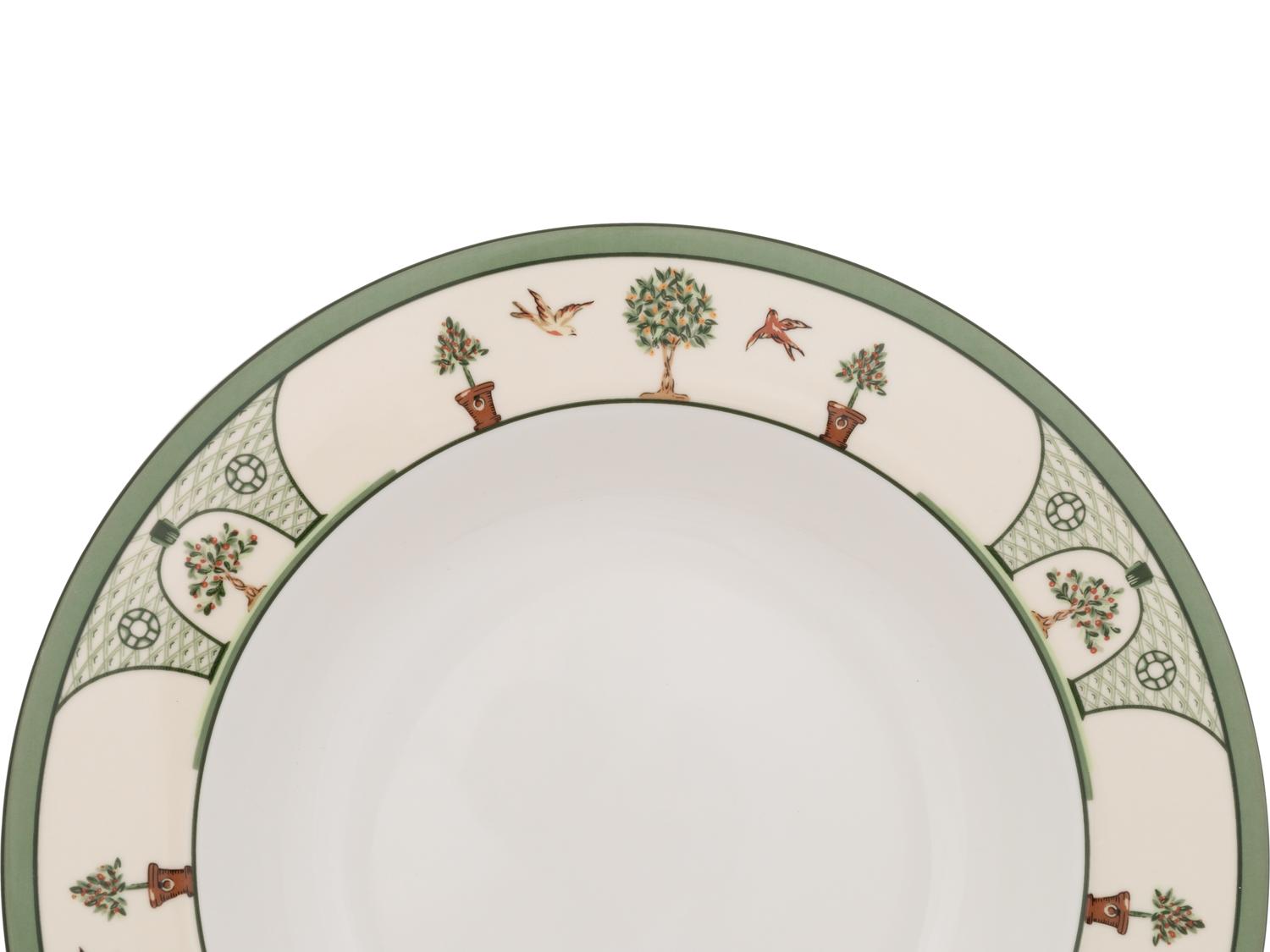 A Christian Dior Le Jardin Part Porcelain Dinner Service