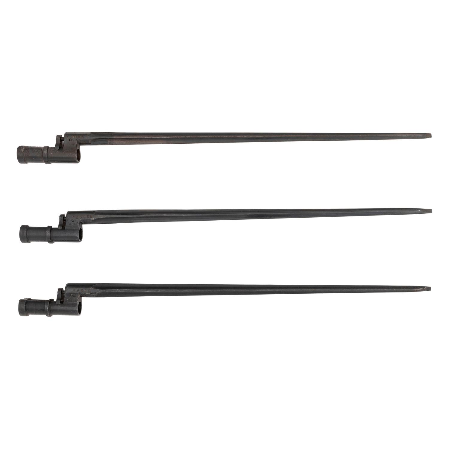 Lot of 3 Soviet Russian M91/30 Spike Bayonets