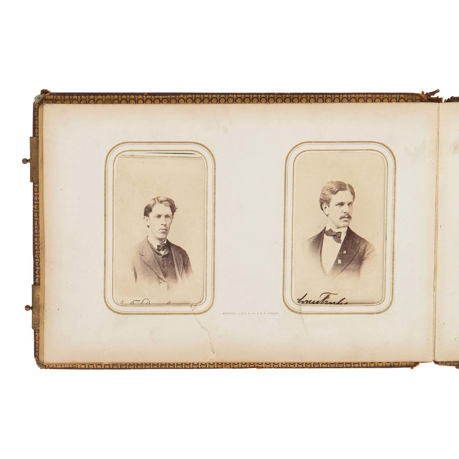 [Early Photography] Three Portrait Albums of European Personalities, Royalty and Other Notables