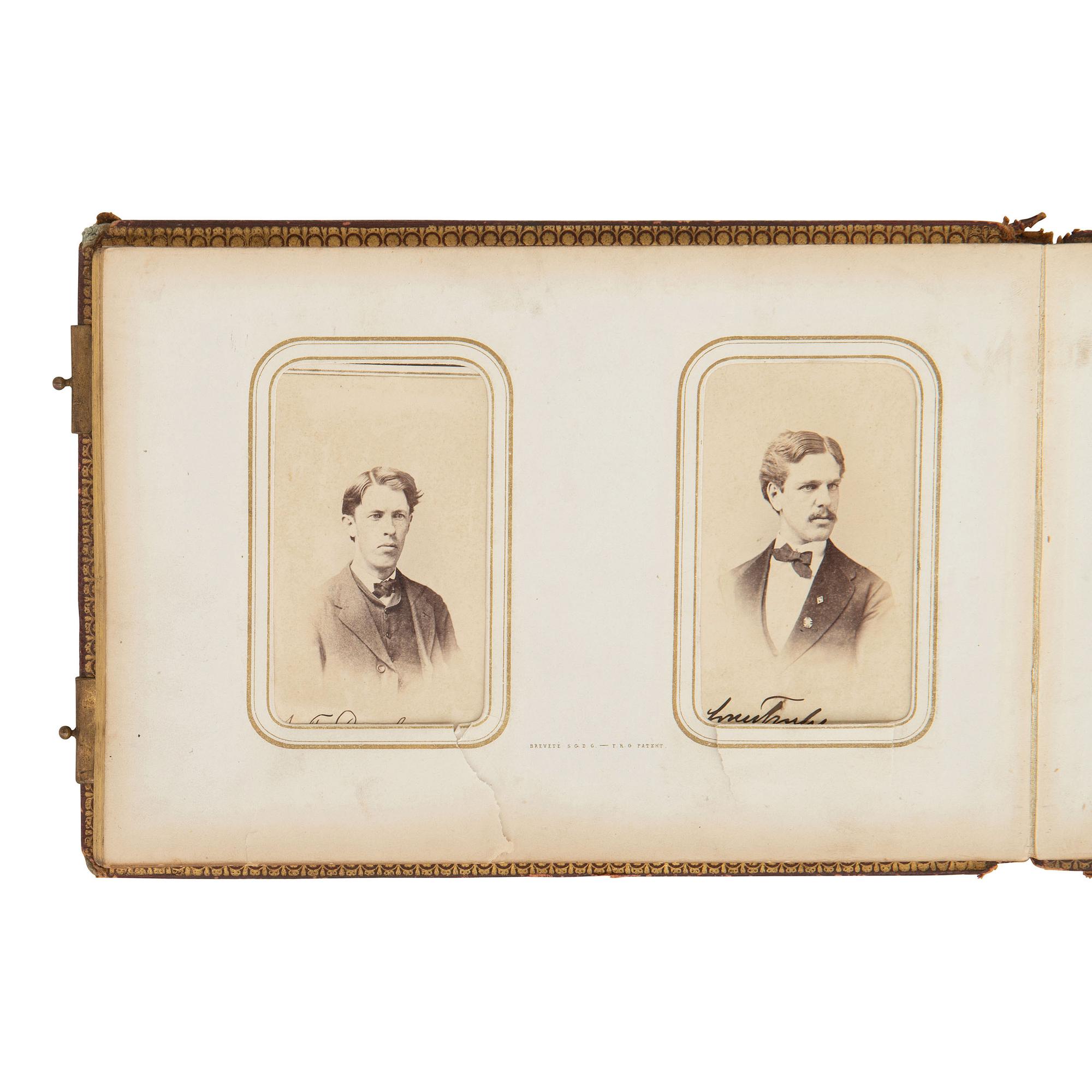 [Early Photography] Three Portrait Albums of European Personalities, Royalty and Other Notables
