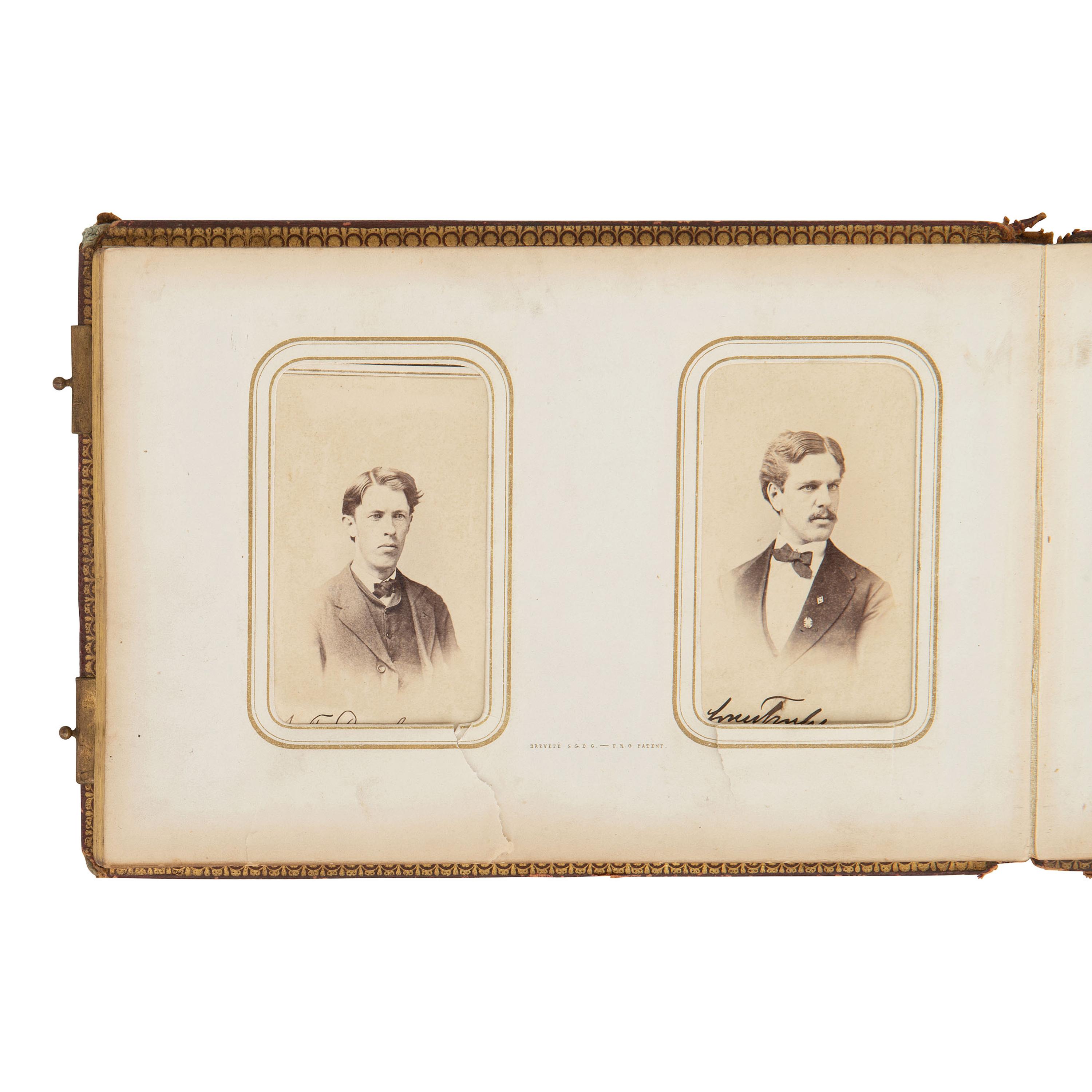 [Early Photography] Three Portrait Albums of European Personalities, Royalty and Other Notables