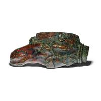 A Roman Bronze Mule Head Protome