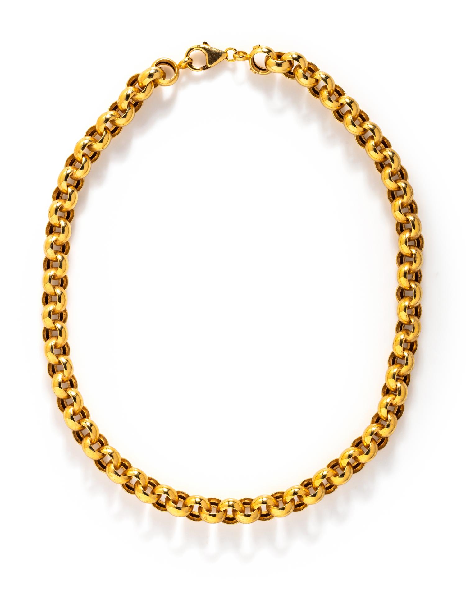 YELLOW GOLD NECKLACE