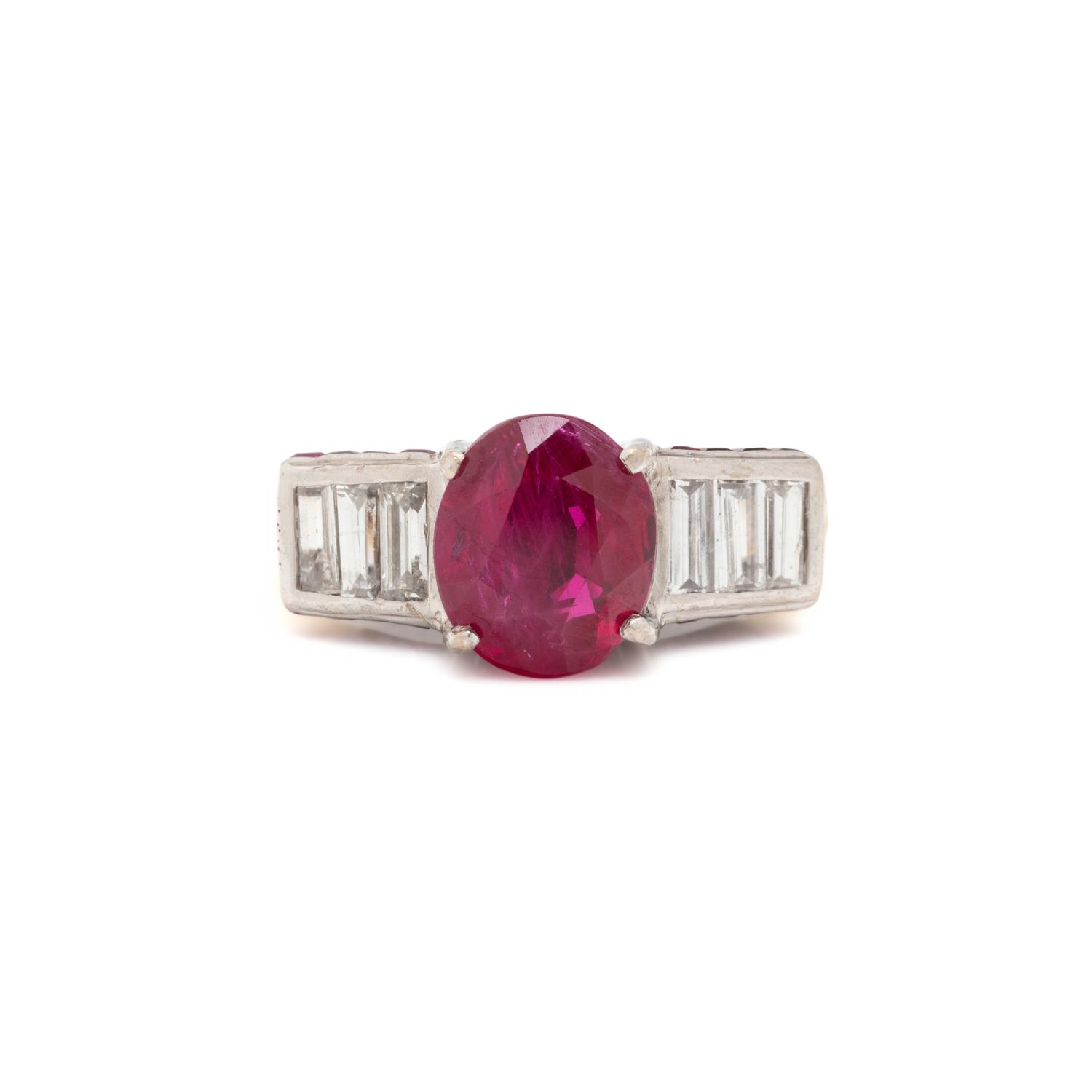 RUBY AND DIAMOND RING