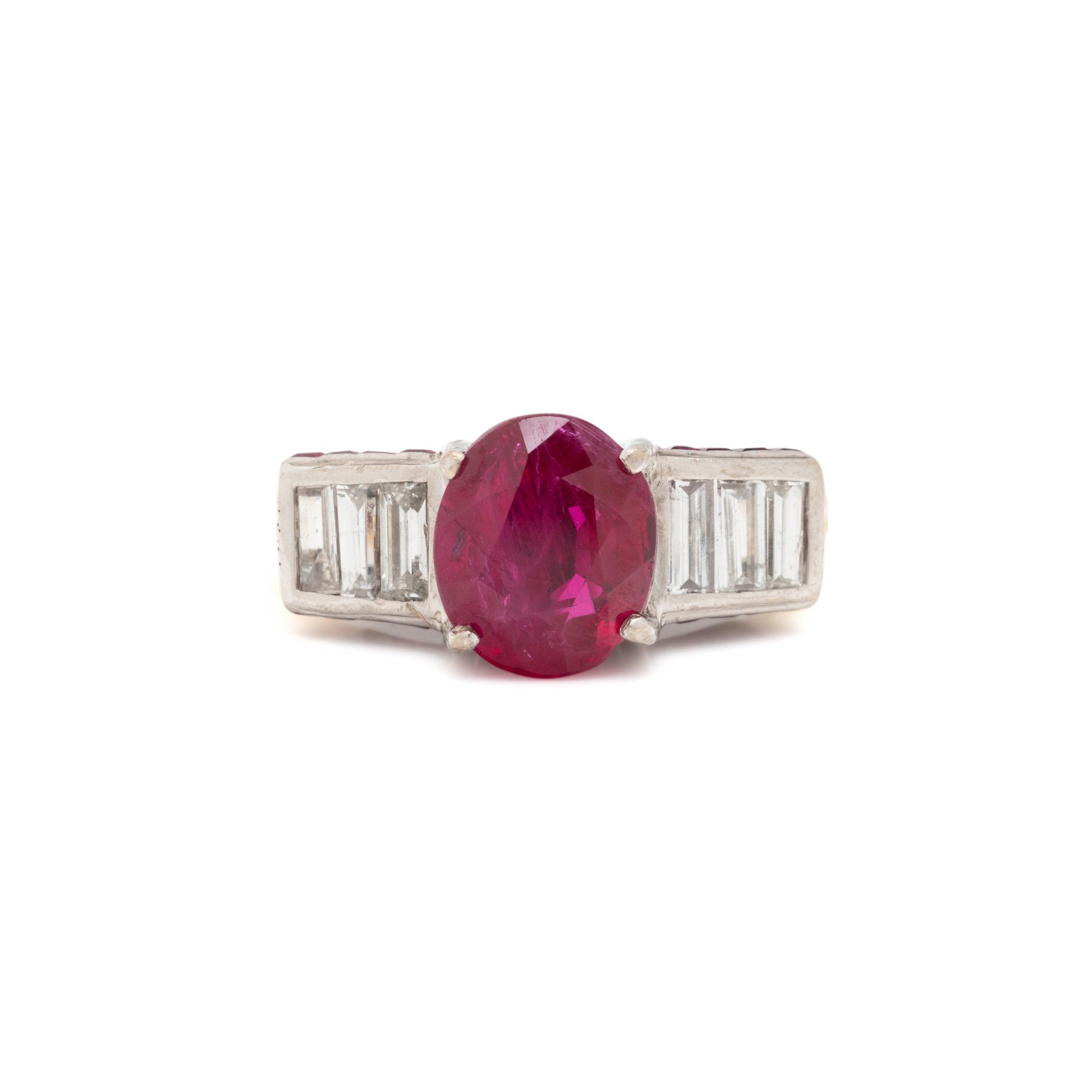 RUBY AND DIAMOND RING