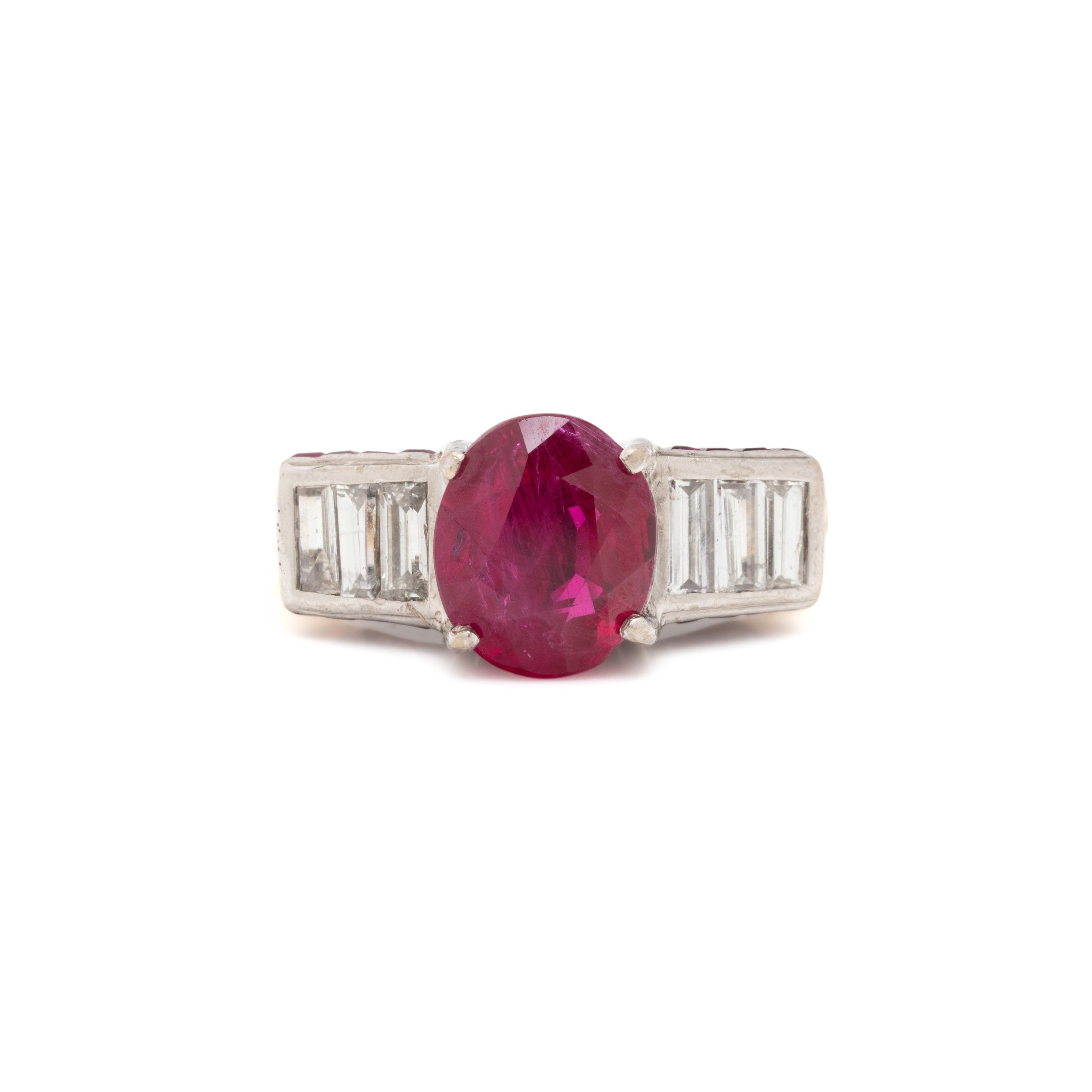 RUBY AND DIAMOND RING