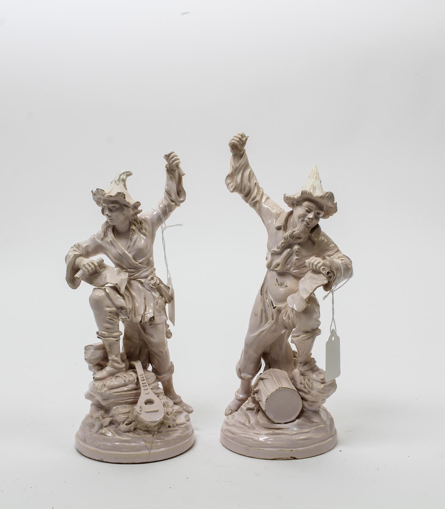 Two French Soft Paste Porcelain Figures — 18TH/19TH CENTURY