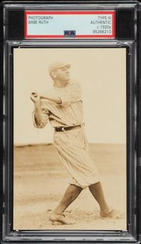 An Original 1920s Babe Ruth Photograph (PSA TYPE III AUTHENTIC)