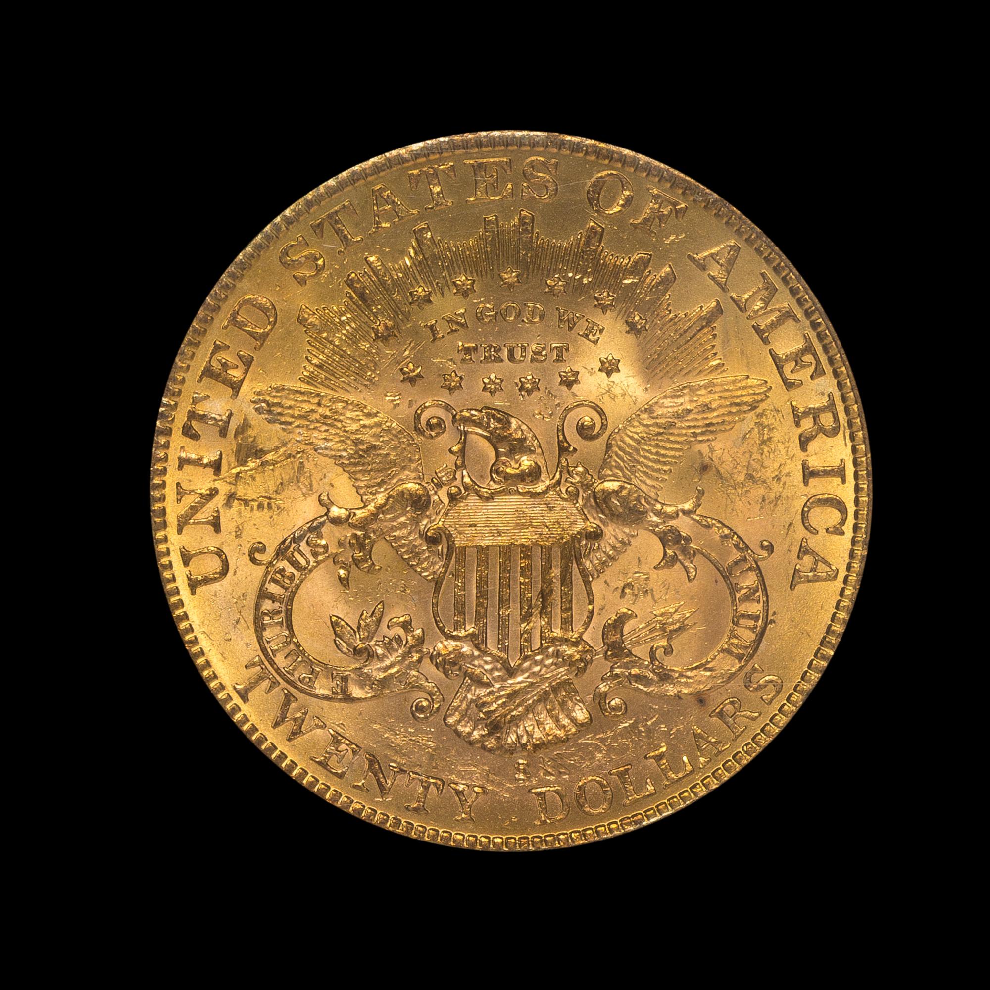 A United States 1902-S Liberty Head $20 Gold Coin