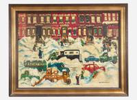 Elizabeth Eberle Mulkeen (American, 1916-2015)- Blizzard Blues