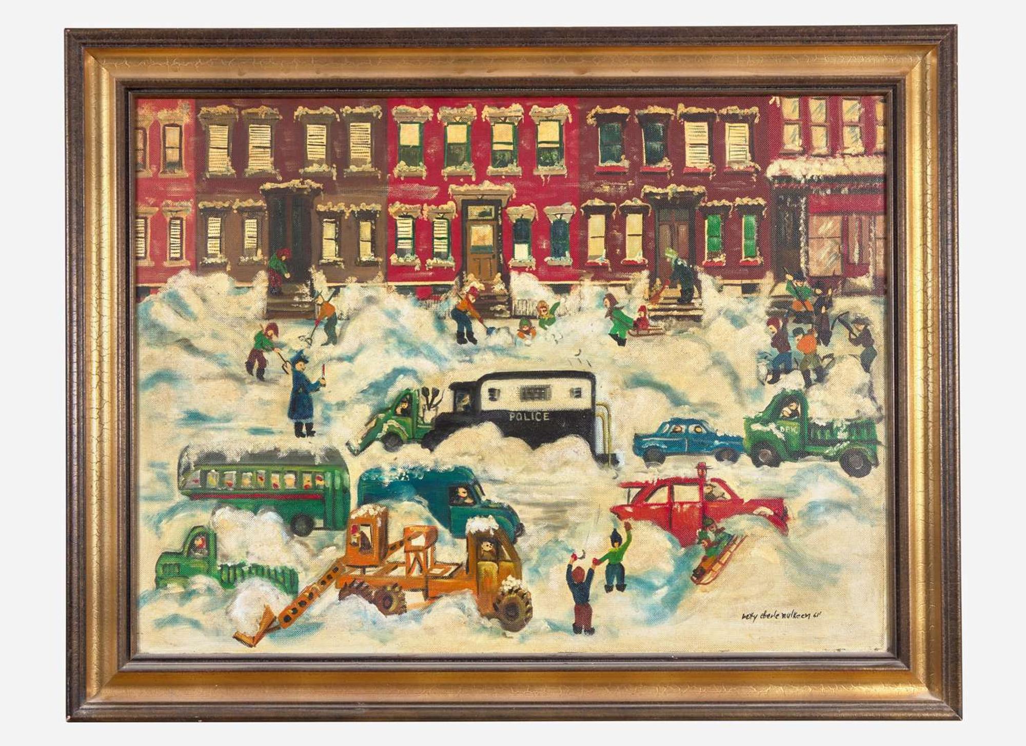 Elizabeth Eberle Mulkeen (American, 1916-2015)- Blizzard Blues