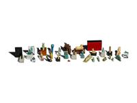 31 Egyptian Faience, Wood, and Stone Animals