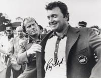 A Large Group of Masters Golf Champions Signed Autograph Displays,