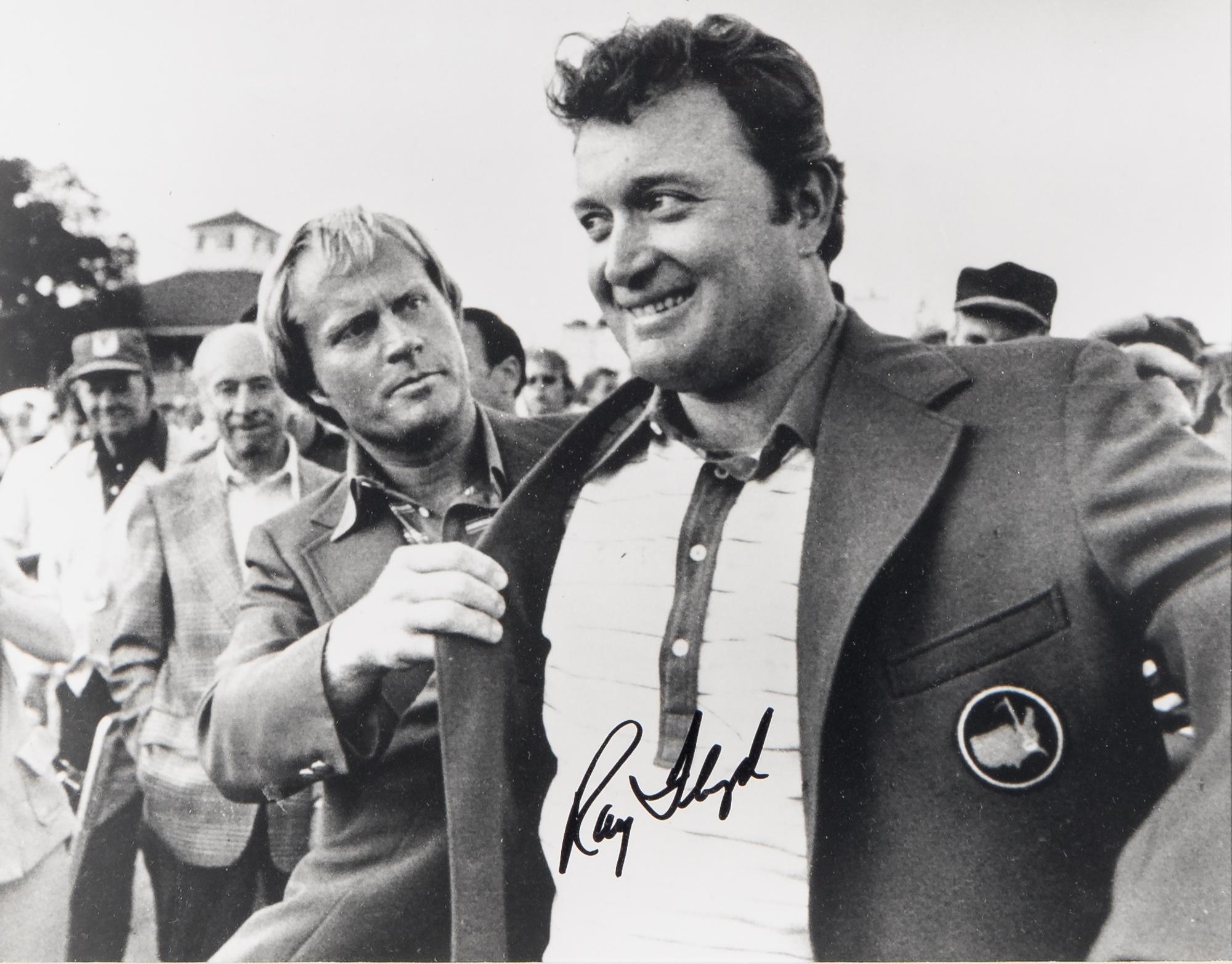 A Large Group of Masters Golf Champions Signed Autograph Displays,