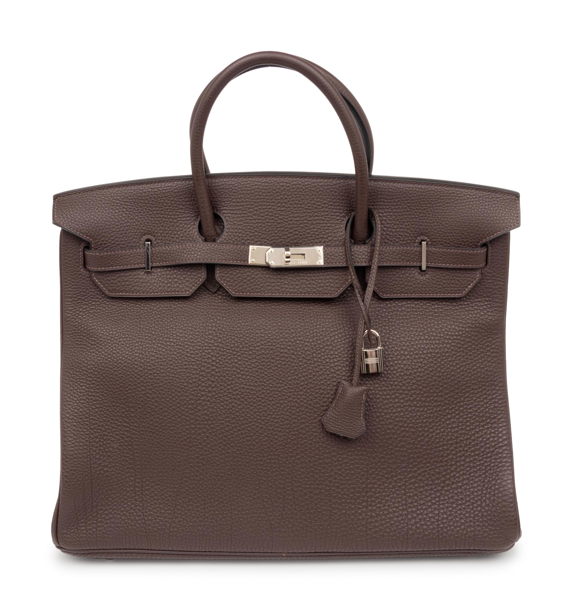 Hermès Chocolate Brown Togo Leather Birkin Bag 40cm, 2004
