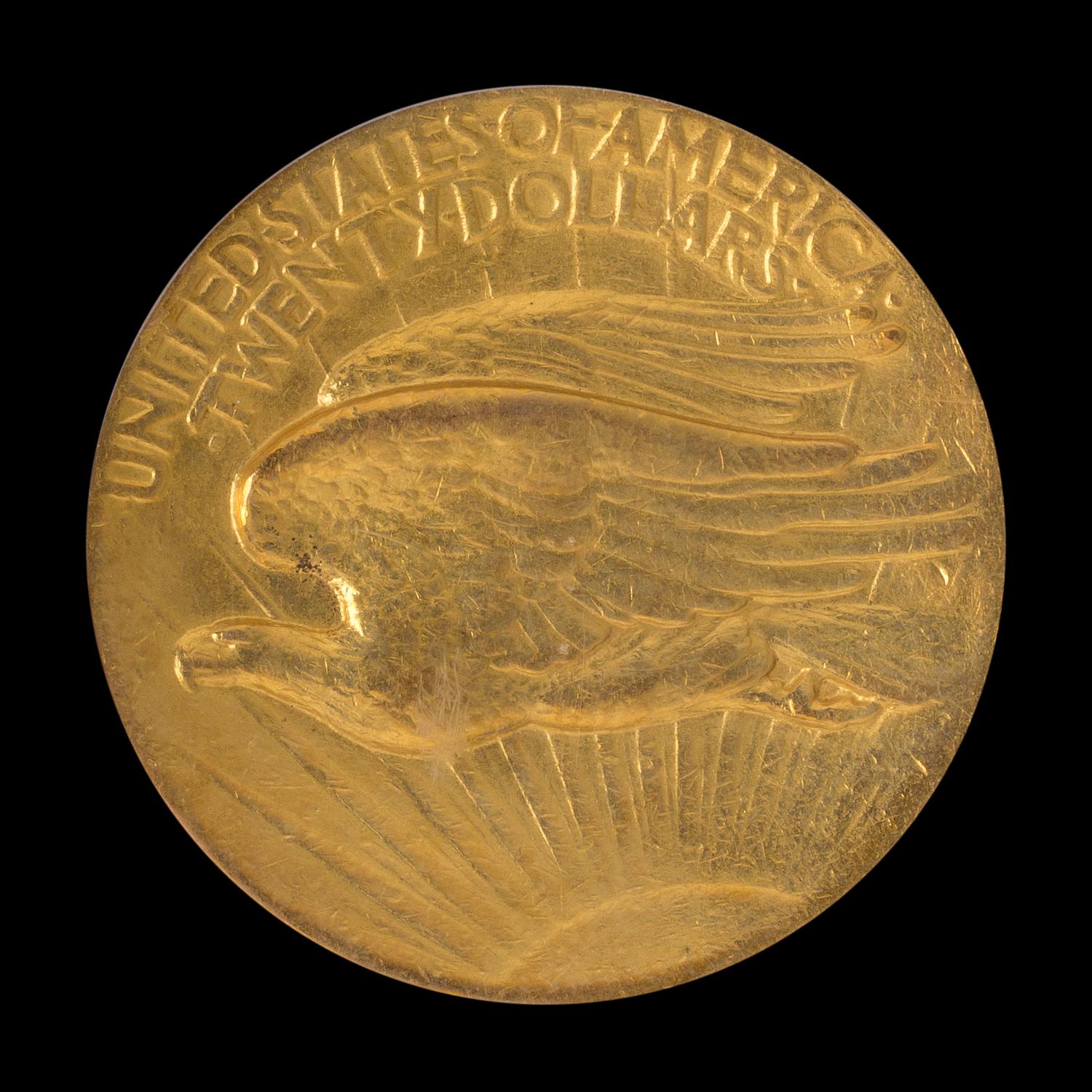 A United States 1907 Saint-Gaudens: High Relief-Wire Edge $20 Gold Coin