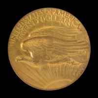 A United States 1907 Saint-Gaudens: High Relief-Wire Edge $20 Gold Coin