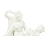 A Sèvres Bisque Porcelain Toilette de Venus Figural Group