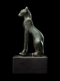 An Egyptian Bronze Cat