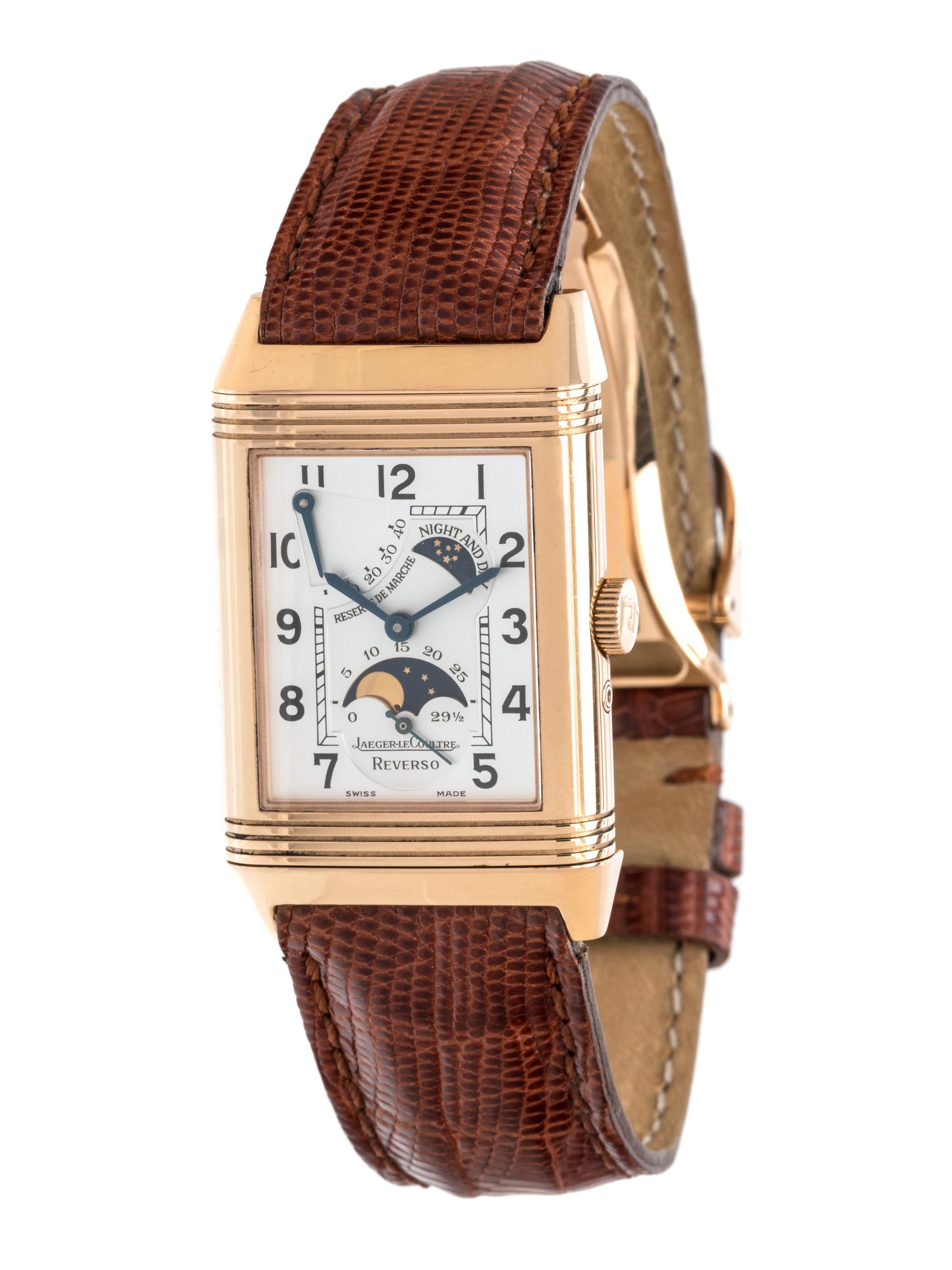 JAEGER-LeCOULTRE, 18K PINK GOLD REF. 270.2.63 'REVERSO SUN MOON' WRISTWATCH