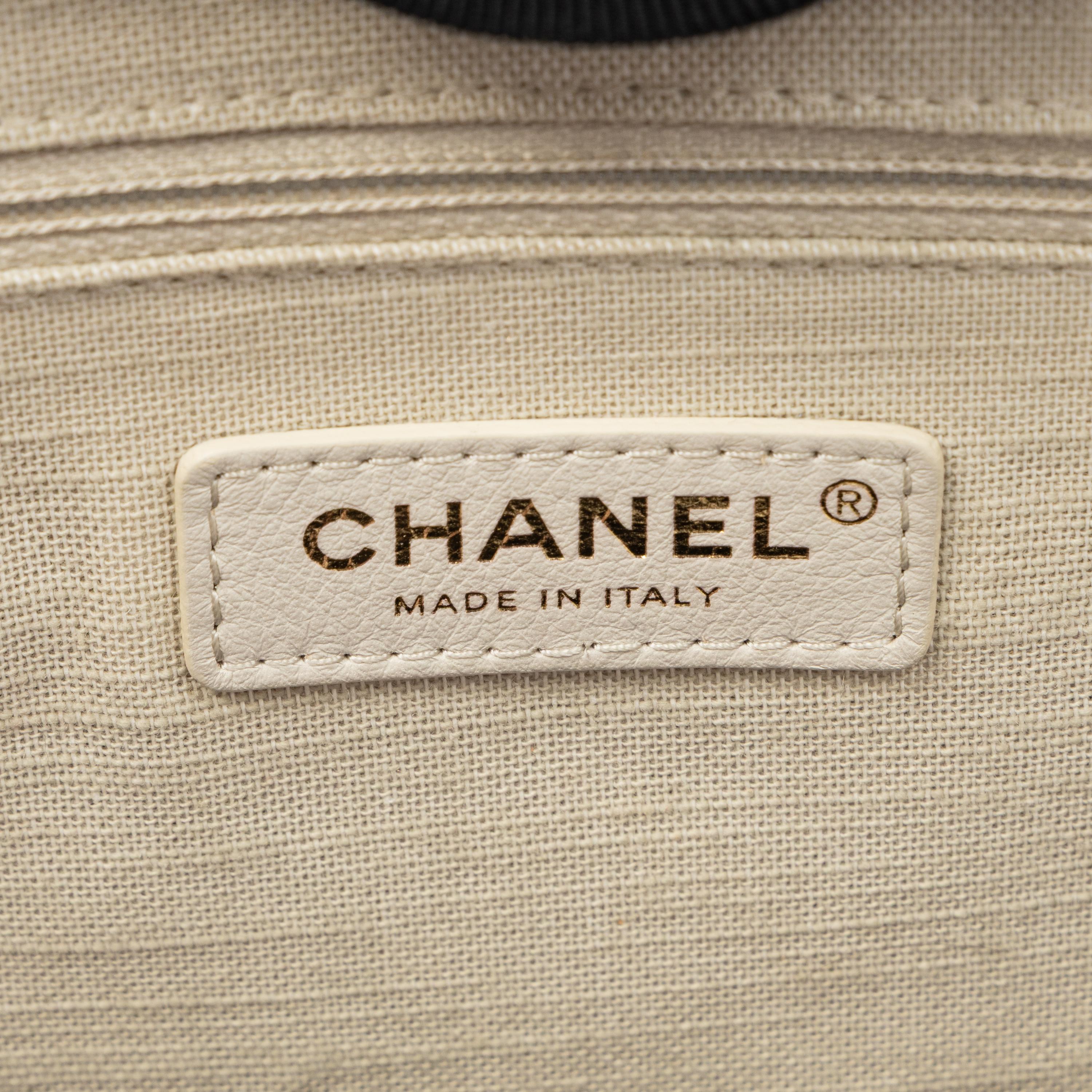 CHANEL, BLACK CAMBON SHOPPING BAG