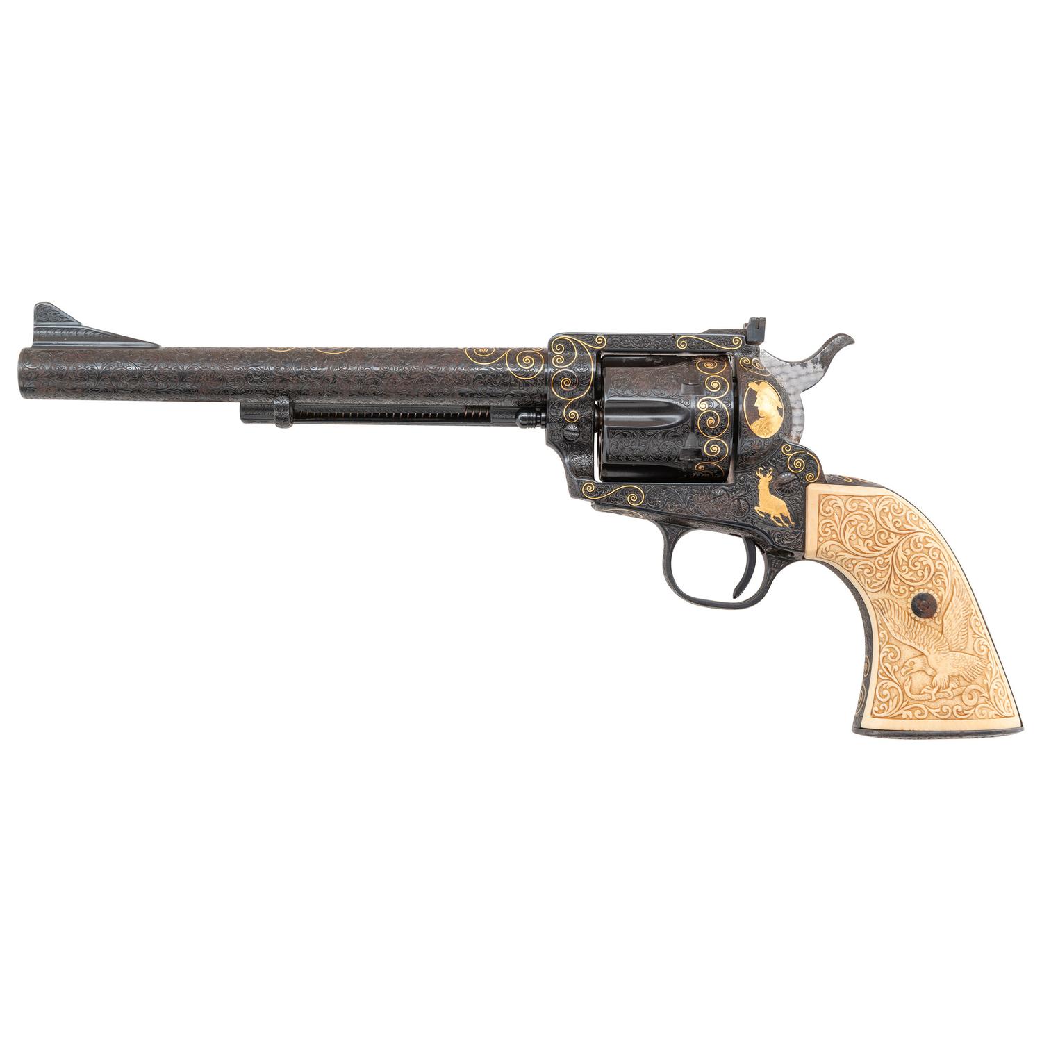 **Colt New Frontier .45 Engraved by Paul Jaeger